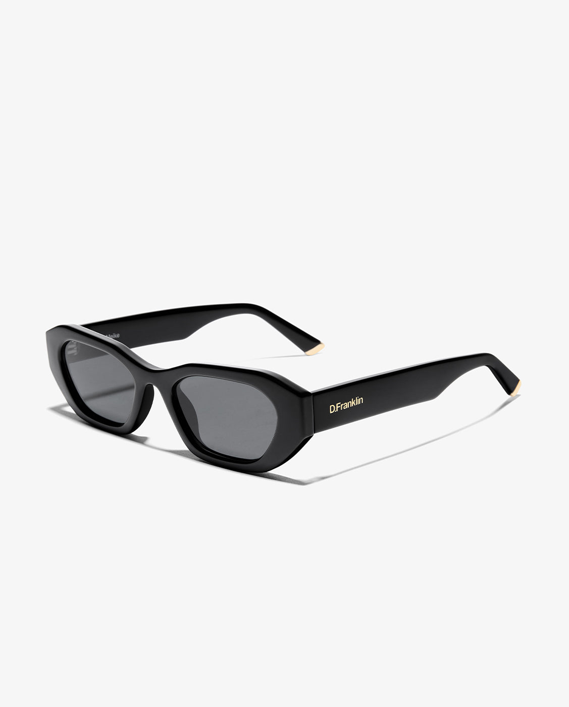 Gafas de sol de mujer con forma rectangular meike - D.Franklin - Negro Negro-3