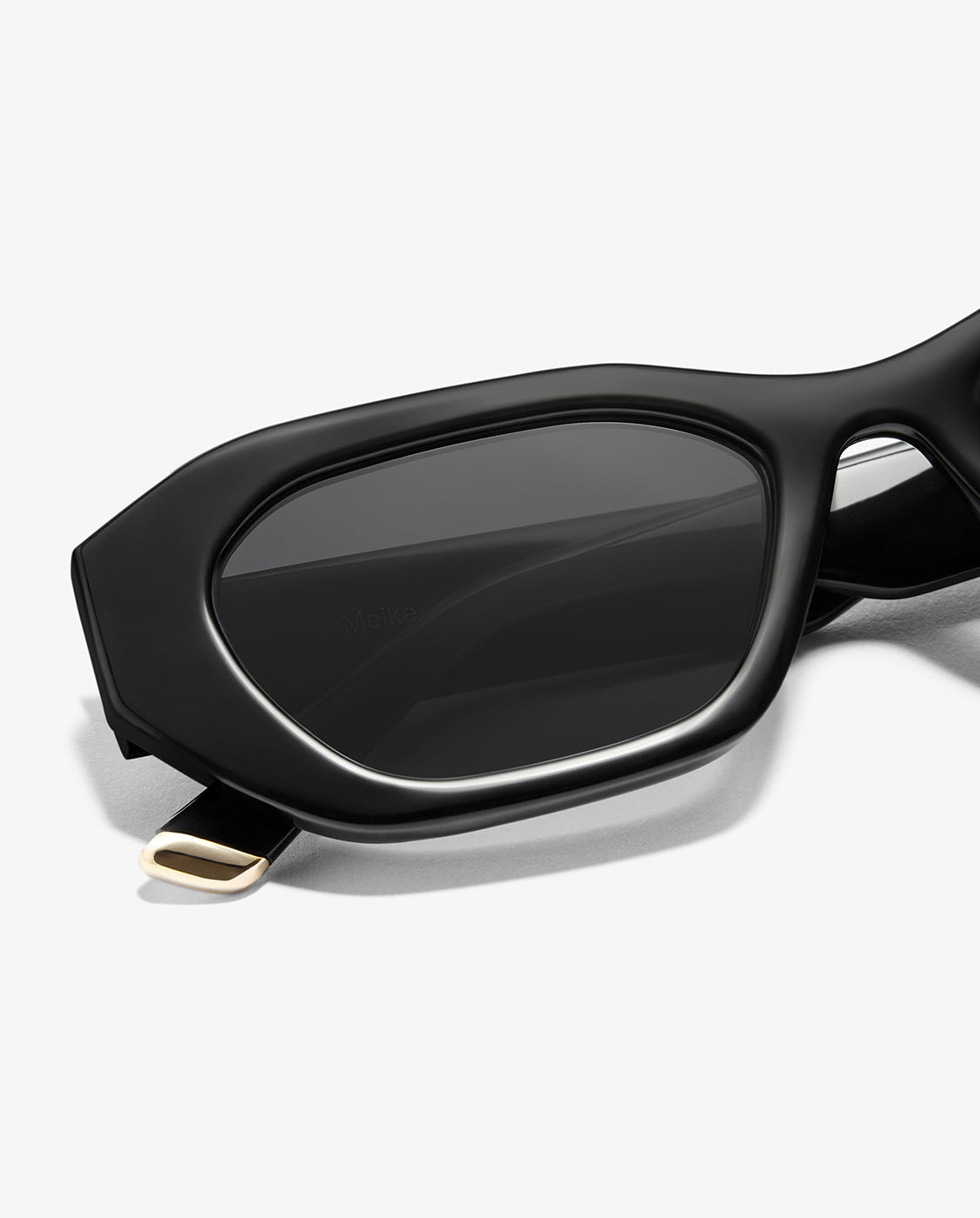 Gafas de sol de mujer con forma rectangular meike - D.Franklin - Negro Negro-2