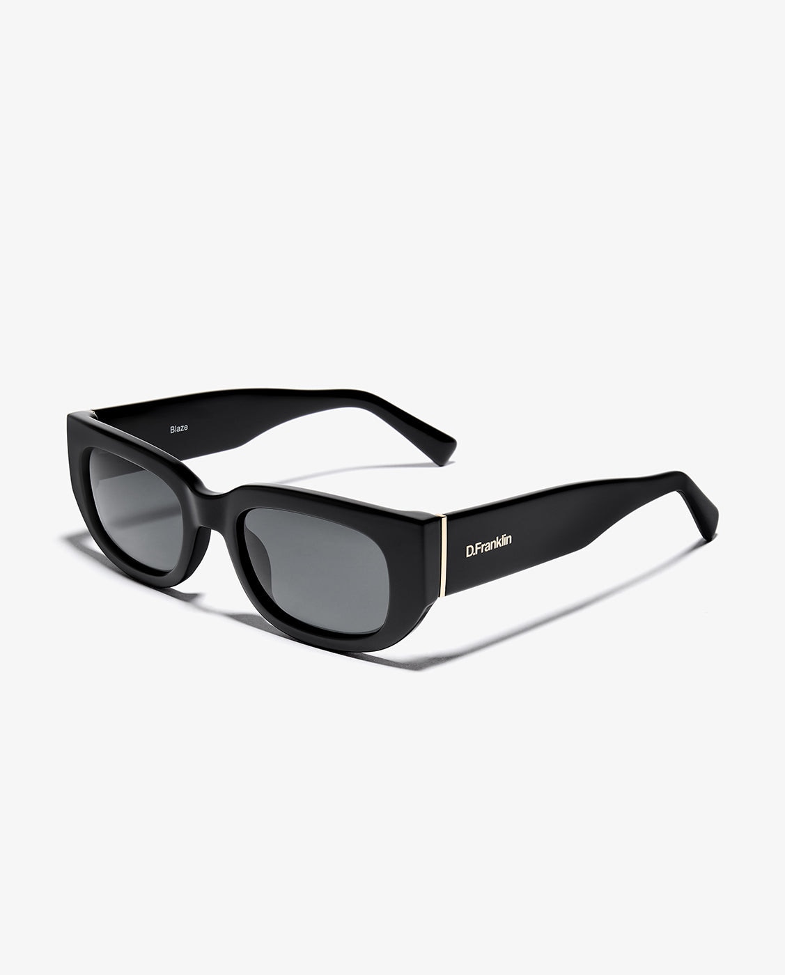 Gafas de sol unisex con forma rectangular blaze - D.Franklin - Negro Negro-3