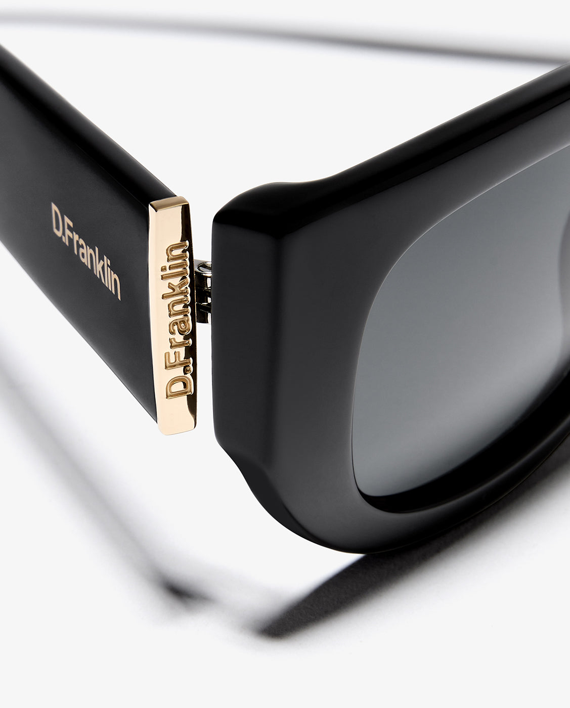 Gafas de sol unisex con forma rectangular blaze - D.Franklin - Negro Negro-2
