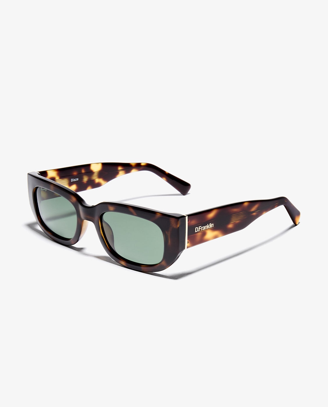 Gafas de sol unisex con forma rectangular blaze - D.Franklin - Verde Verde-3