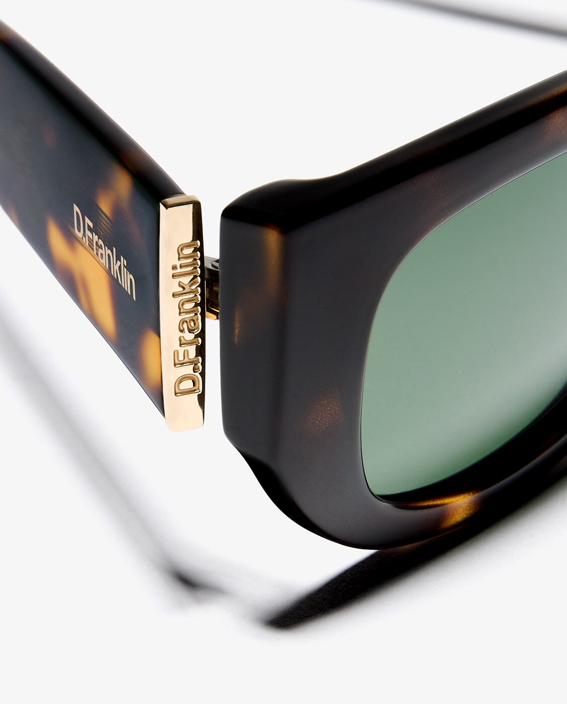 Gafas de sol unisex con forma rectangular blaze - D.Franklin - Verde Verde-2
