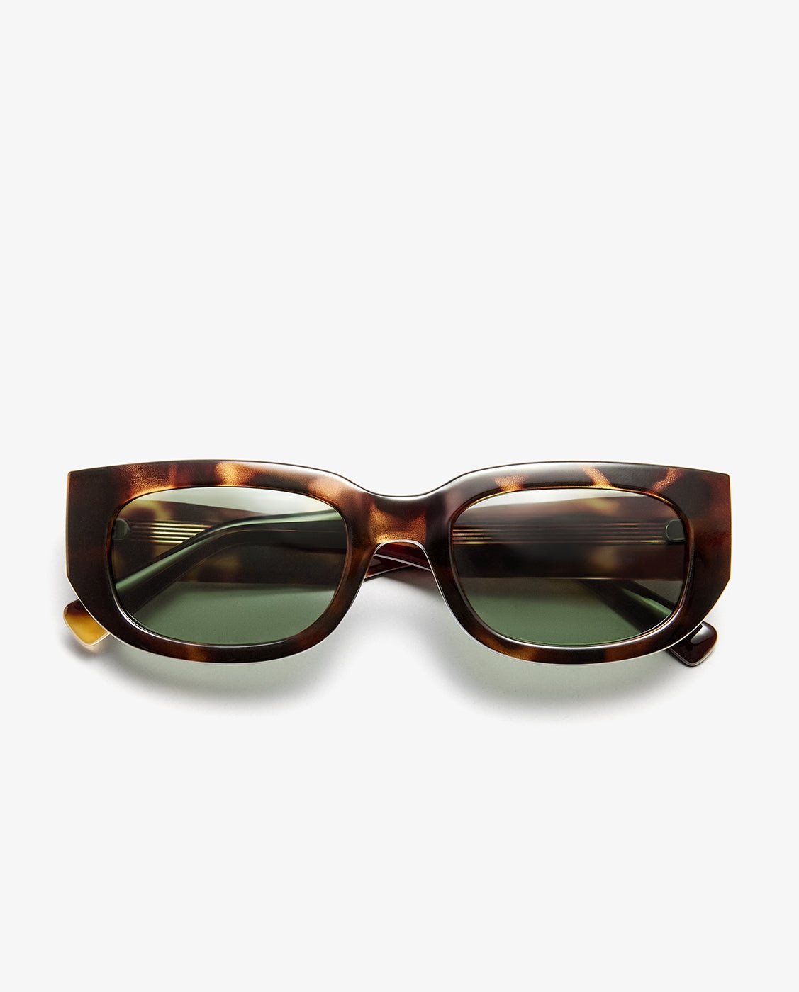 Gafas de sol unisex con forma rectangular blaze - D.Franklin - Verde Verde-5