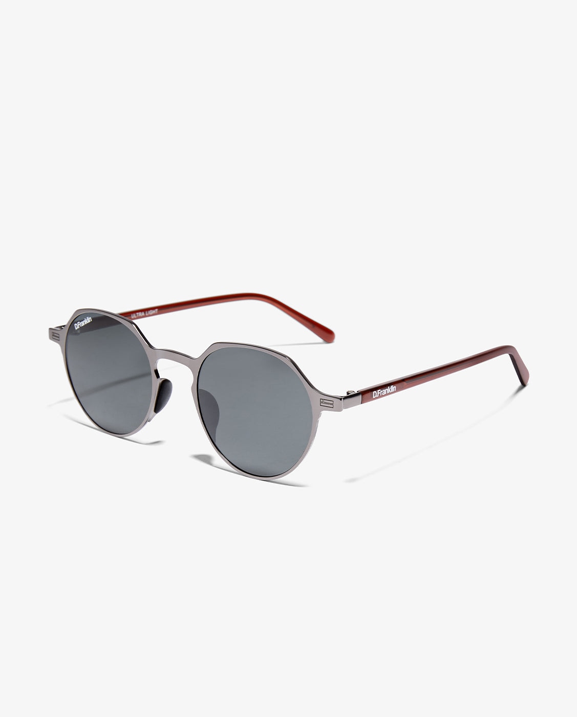 Gafas de sol de mujer con forma geométrica ultra light s round - D.Franklin - Negro Negro-3
