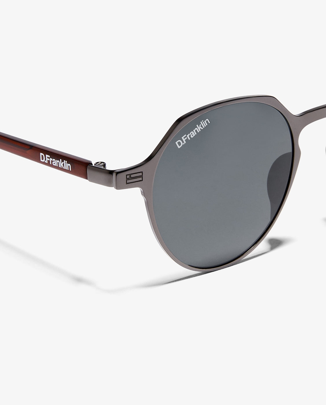 Gafas de sol de mujer con forma geométrica ultra light s round - D.Franklin - Negro Negro-2