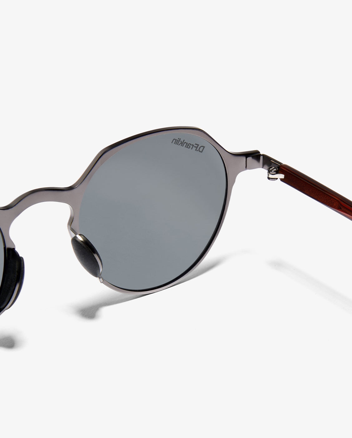 Gafas de sol de mujer con forma geométrica ultra light s round - D.Franklin - Negro Negro-4