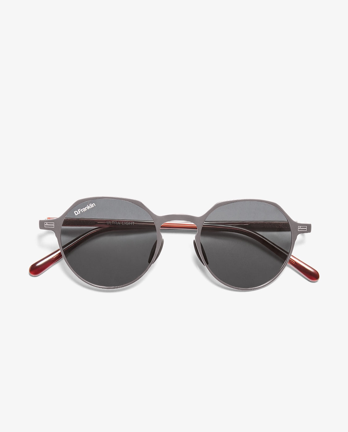 Gafas de sol de mujer con forma geométrica ultra light s round - D.Franklin - Negro Negro-5