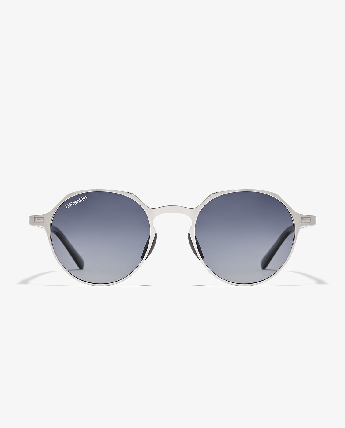 Gafas de sol de mujer con forma geométrica ultra light s round - D.Franklin - Plata Plata-1