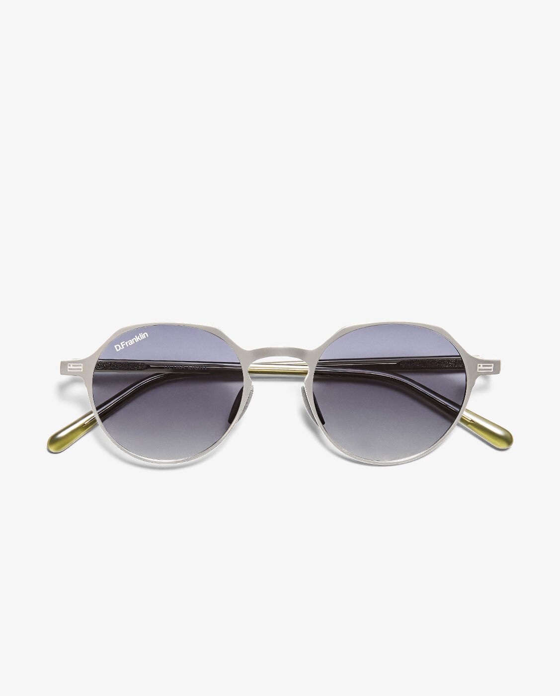 Gafas de sol de mujer con forma geométrica ultra light s round - D.Franklin - Plata Plata-5