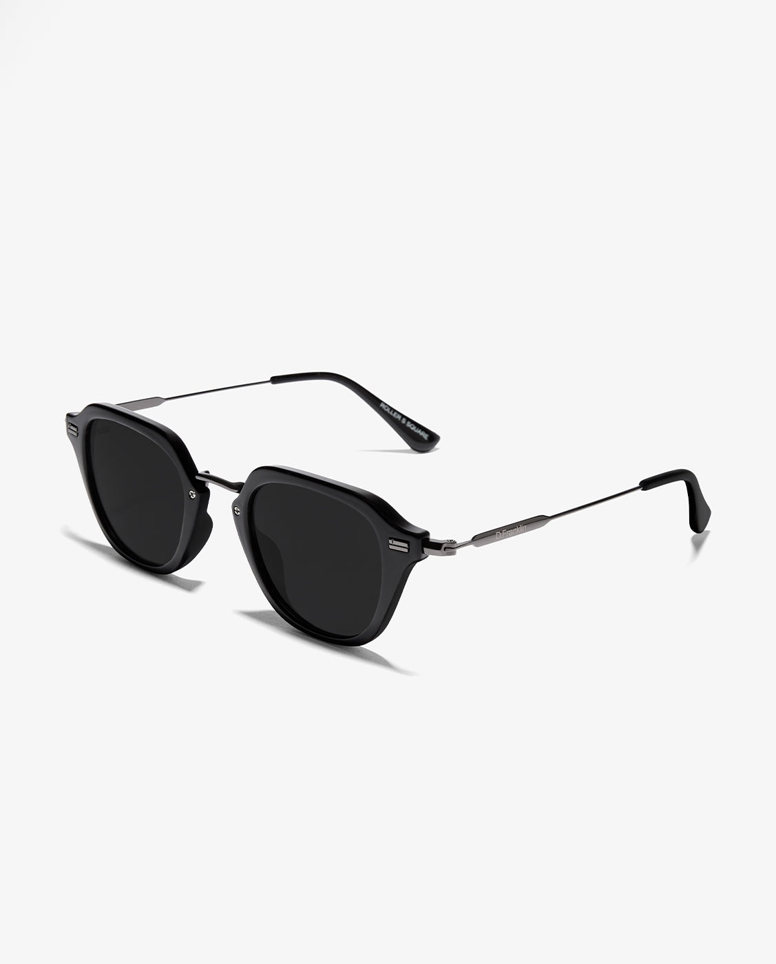Gafas de sol de mujer con forma geométrica roller s square - D.Franklin - Negro Negro-3