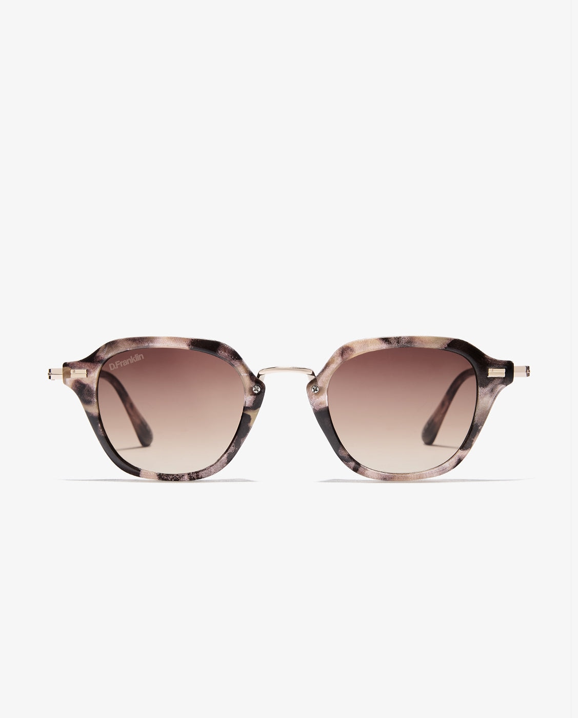 Gafas de sol de mujer con forma geométrica roller s square - D.Franklin - Marrón Marrón-1