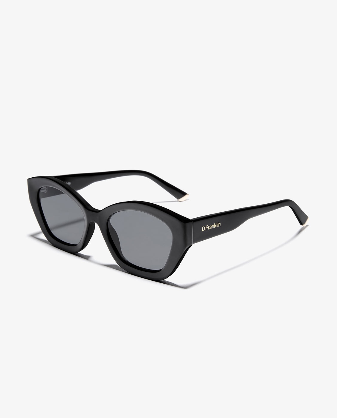 Gafas de sol de mujer con forma de ojo de gato nola - D.Franklin - Negro Negro-3