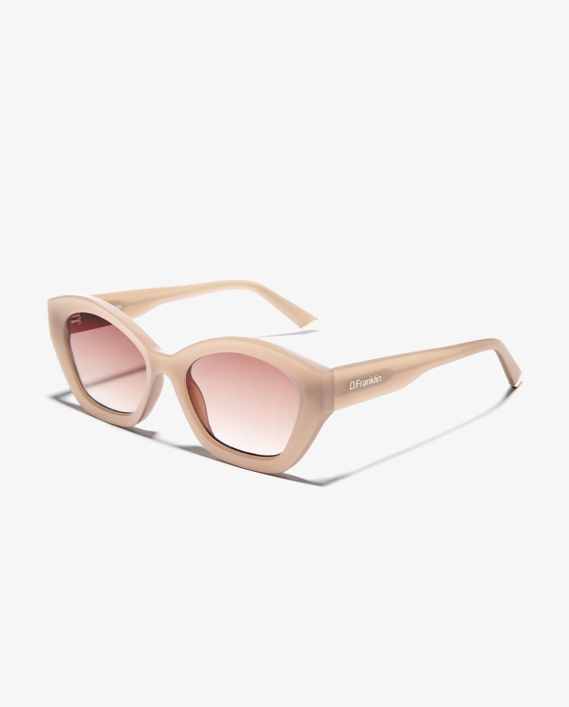 Gafas de sol de mujer con forma de ojo de gato nola - D.Franklin - Marrón claro Marrón claro-3