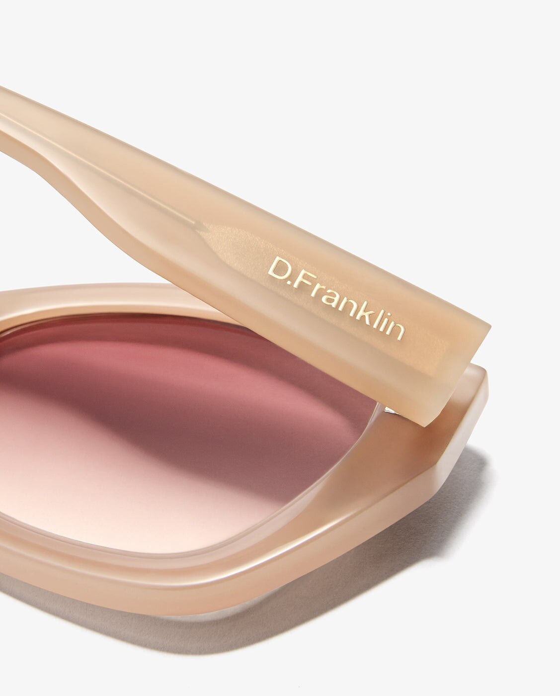Gafas de sol de mujer con forma de ojo de gato nola - D.Franklin - Marrón claro Marrón claro-4