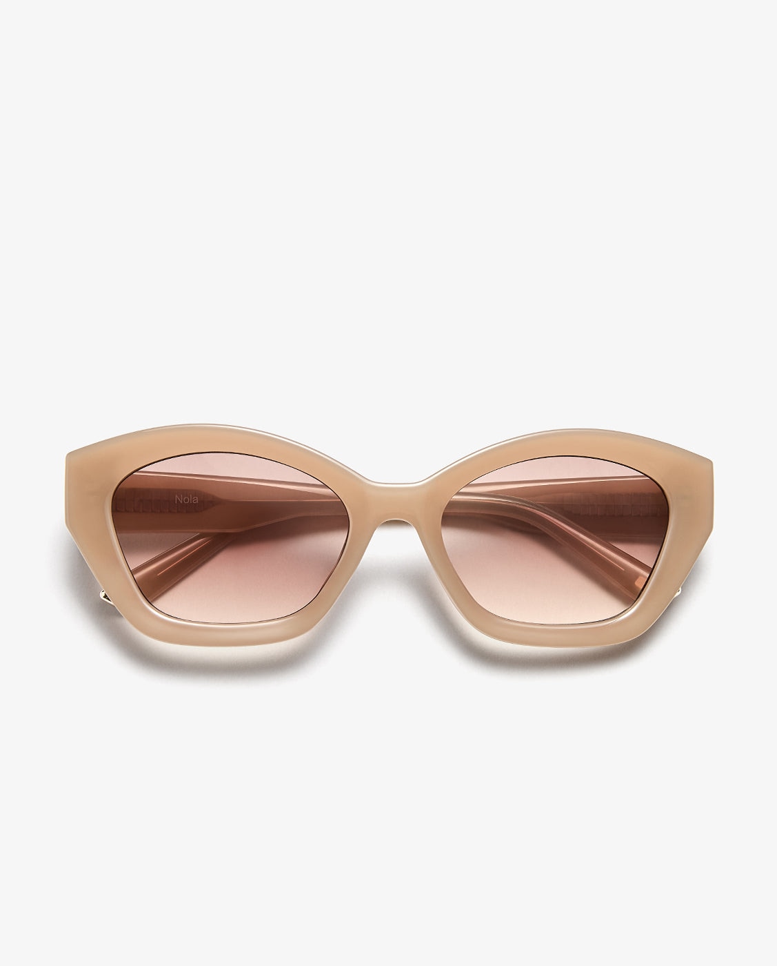 Gafas de sol de mujer con forma de ojo de gato nola - D.Franklin - Marrón claro Marrón claro-5