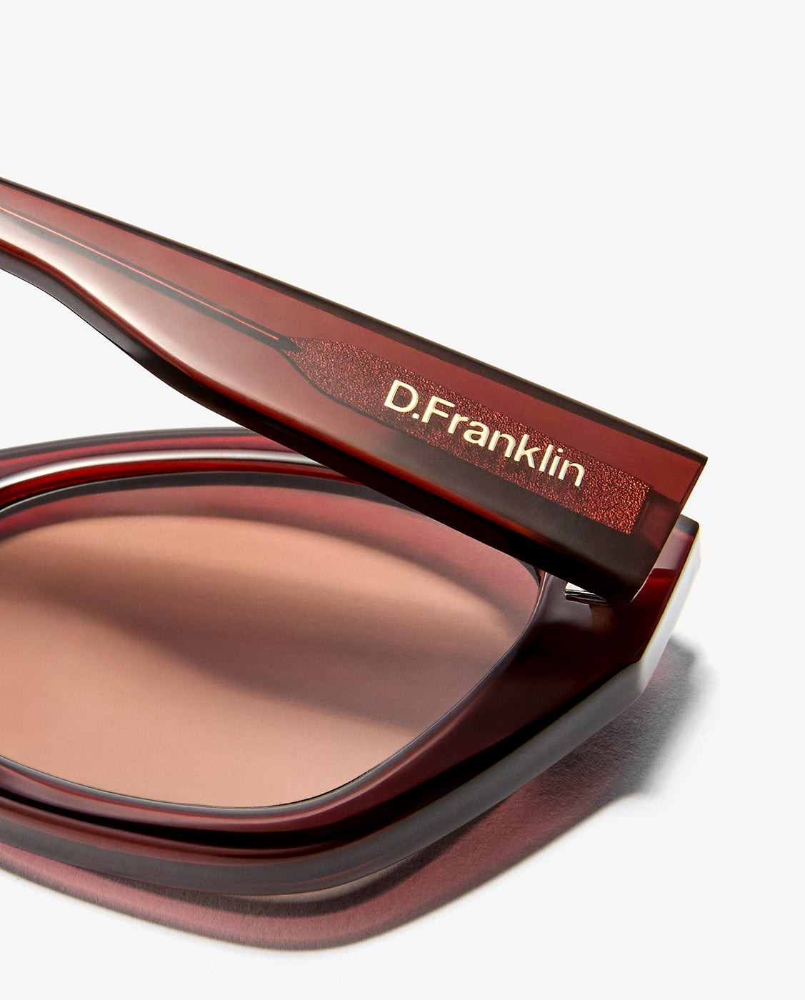 Gafas de sol de mujer con forma de ojo de gato nola - D.Franklin - Marrón Marrón-4