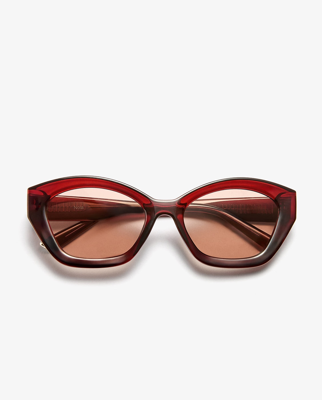 Gafas de sol de mujer con forma de ojo de gato nola - D.Franklin - Marrón Marrón-5