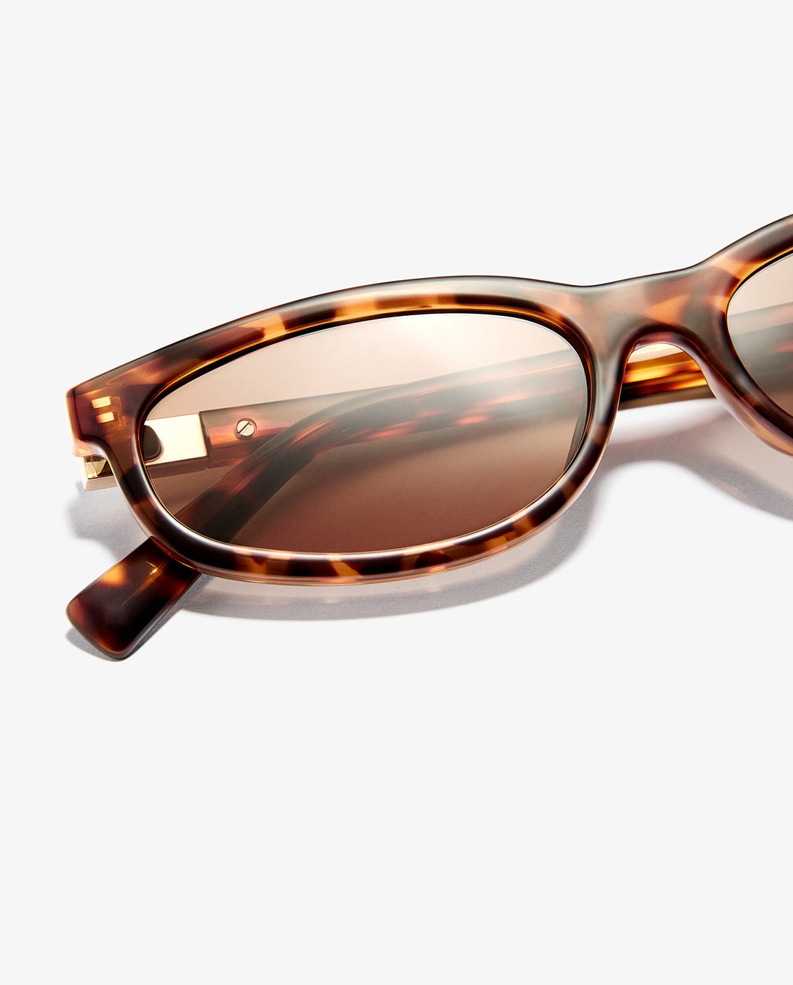 Gafas de sol de mujer con forma de ojo de gato lewk - D.Franklin - Marrón claro Marrón claro-2