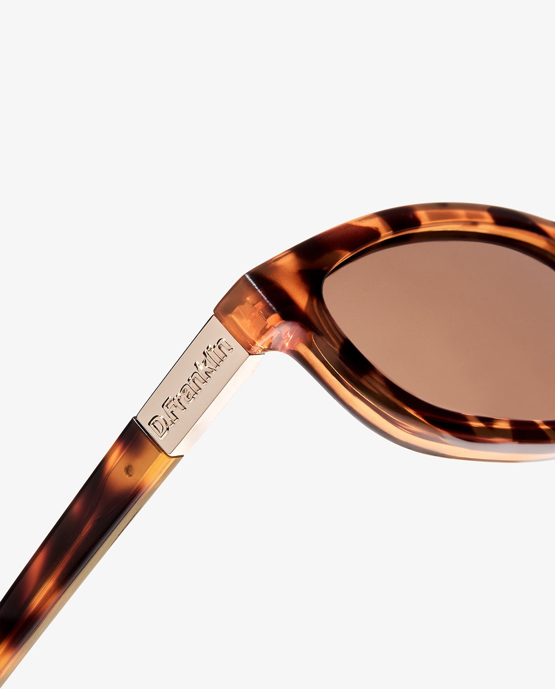 Gafas de sol de mujer con forma de ojo de gato lewk - D.Franklin - Marrón claro Marrón claro-4