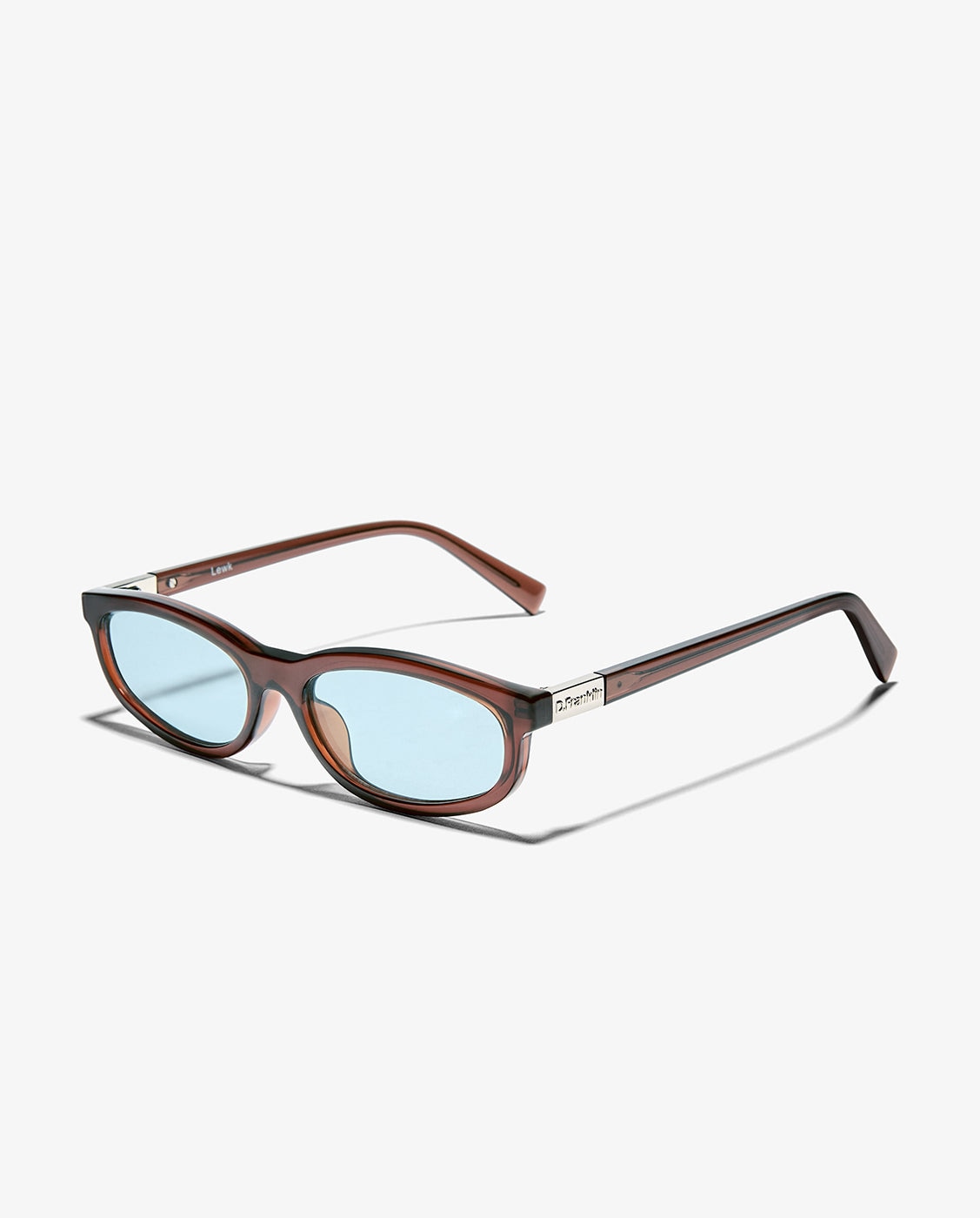 Gafas de sol de mujer con forma de ojo de gato lewk - D.Franklin - Marrón Marrón-3