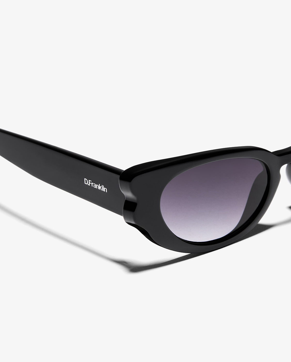 Gafas de sol de mujer con forma de ojo de gato fawn - D.Franklin - Negro Negro-2