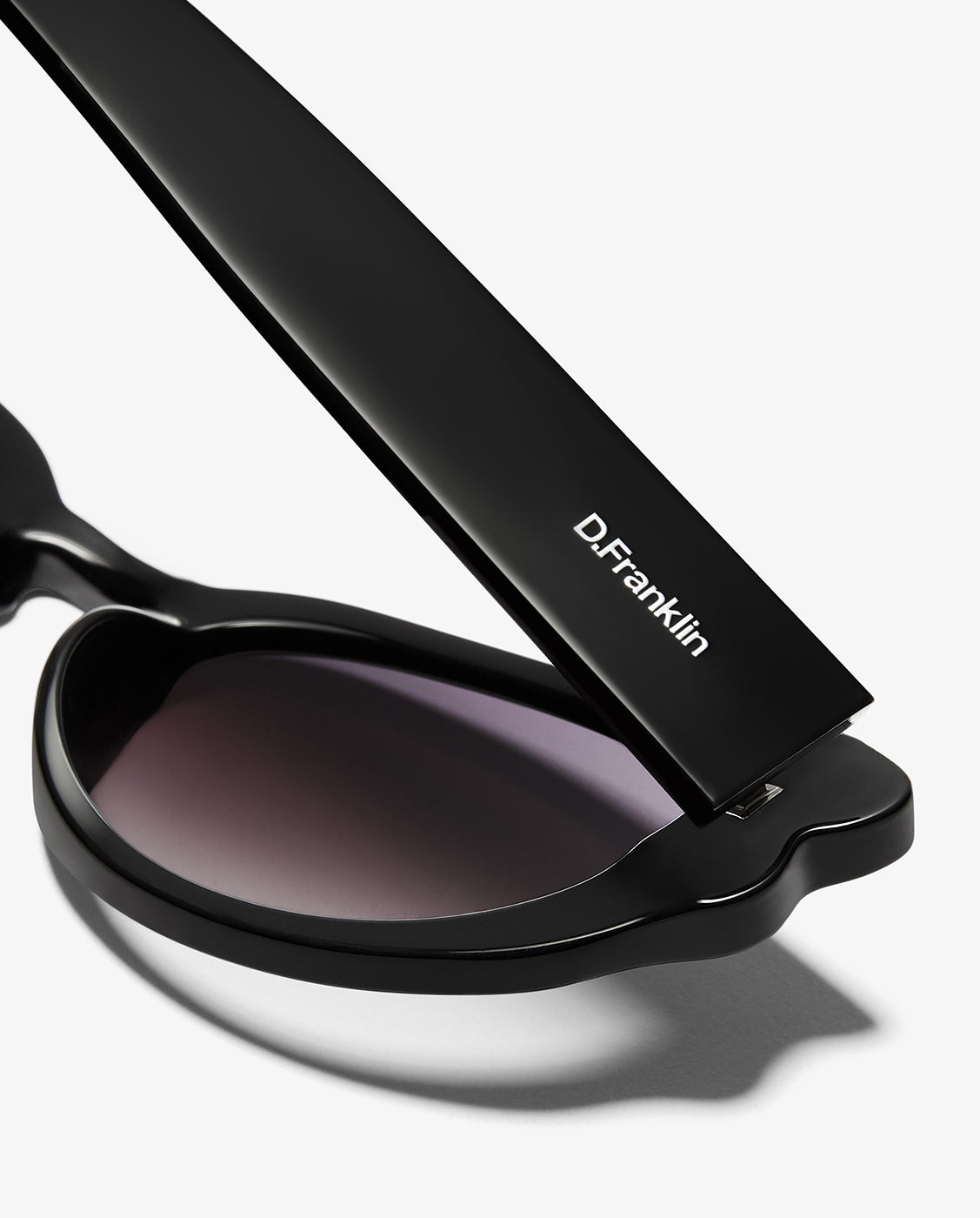 Gafas de sol de mujer con forma de ojo de gato fawn - D.Franklin - Negro Negro-4