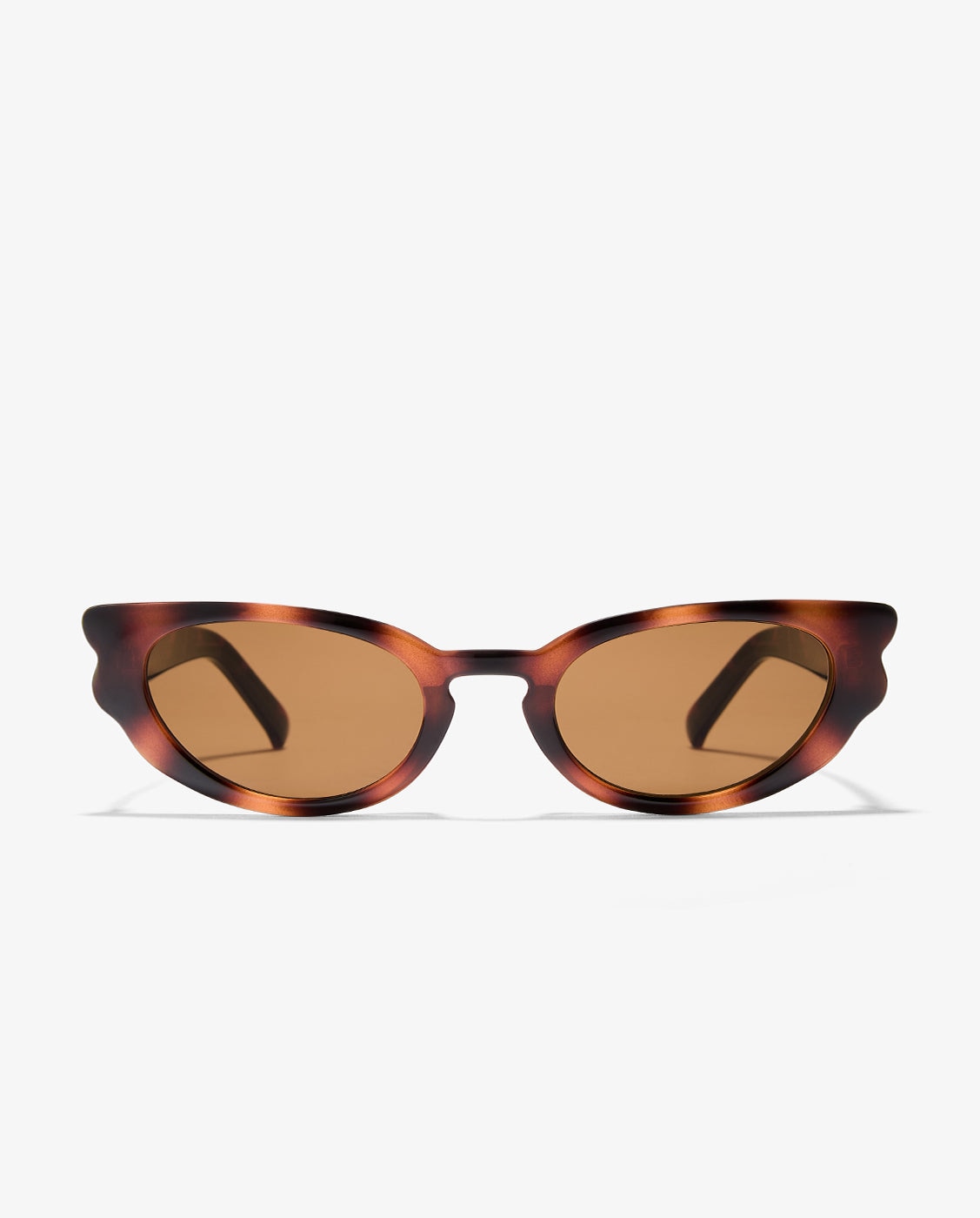 Gafas de sol de mujer con forma de ojo de gato fawn - D.Franklin - Marrón claro Marrón claro-1