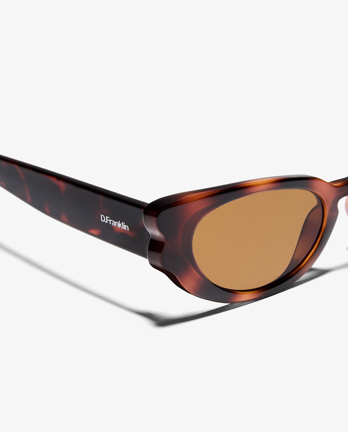 Gafas de sol de mujer con forma de ojo de gato fawn - D.Franklin - Marrón claro Marrón claro-2
