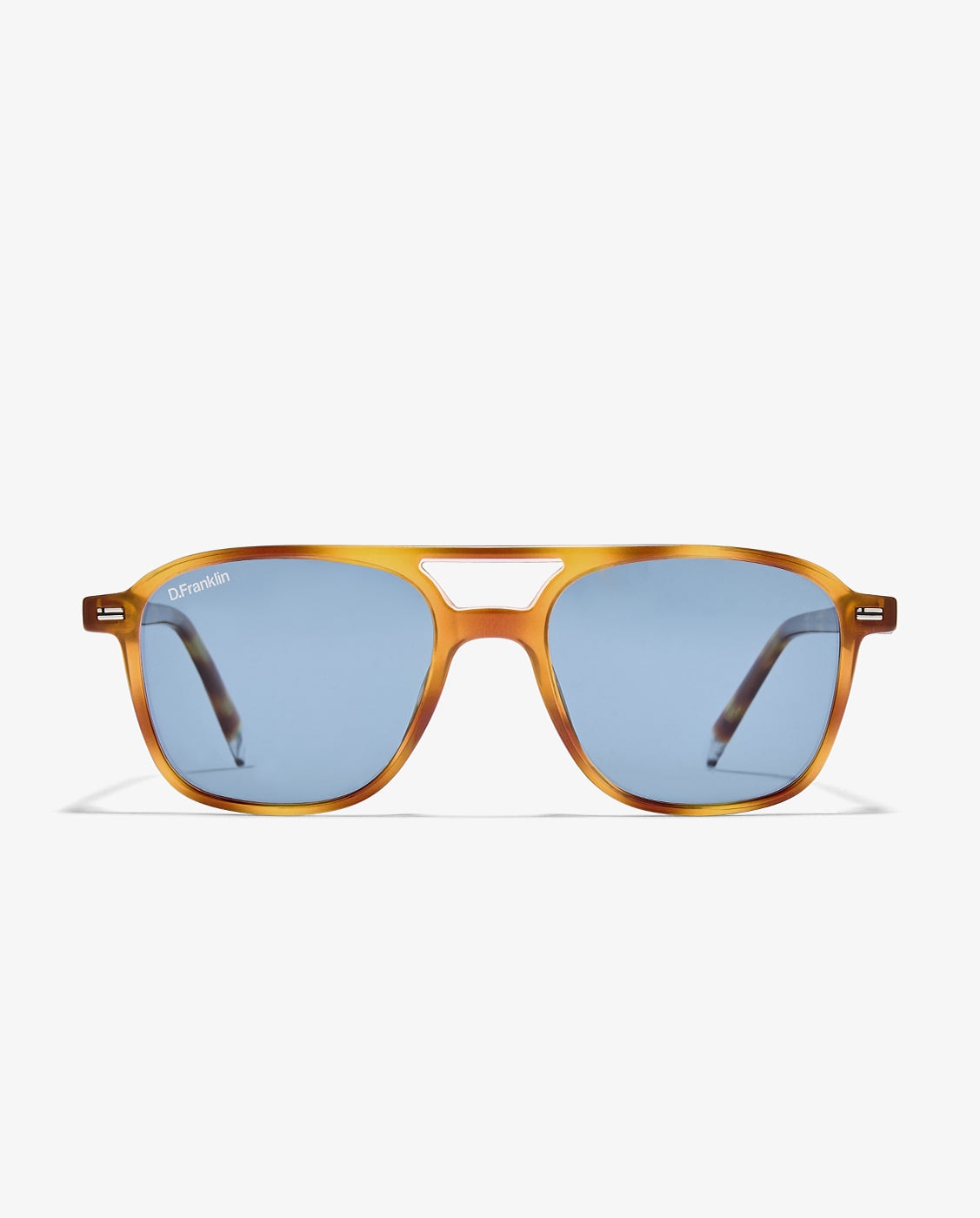 Gafas de sol unisex con forma de aviador jackson square amber tort - D.Franklin - Azul Azul-1