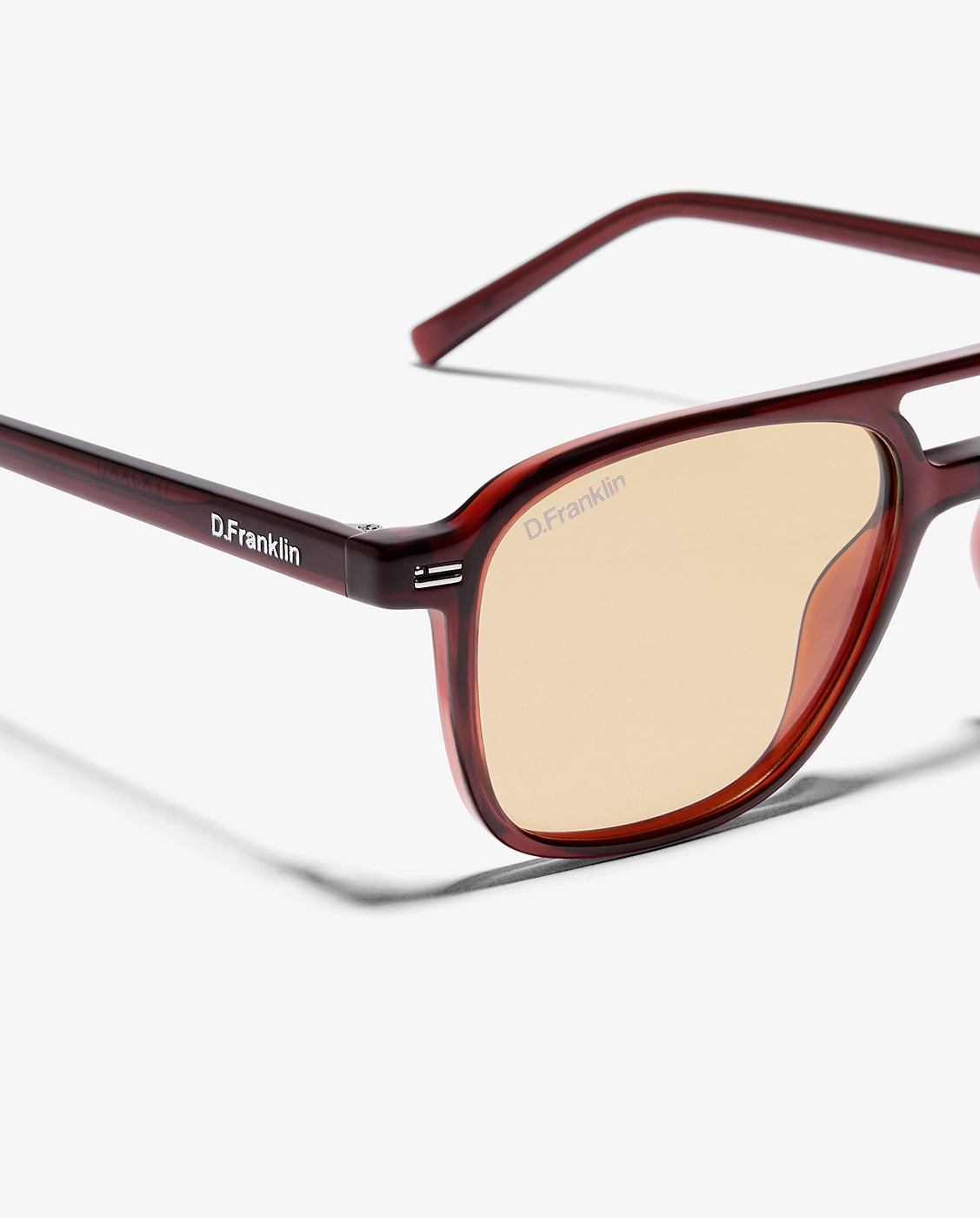 Imagen 3 de Gafas de sol de mujer con forma de aviador jackson square amber tort - D.Franklin - Marrón Marrón