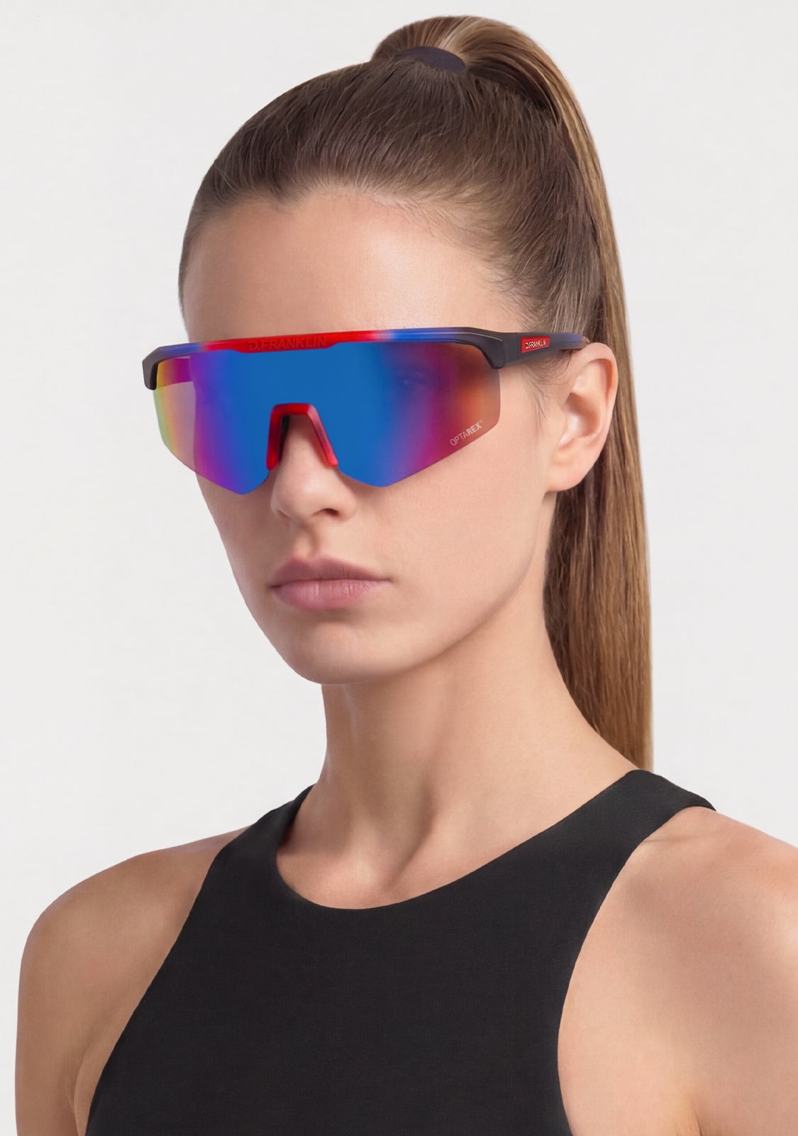 Imagen 3 de Gafas de sol unisex con forma envolvente hurricane - D.Franklin - Naranja Naranja