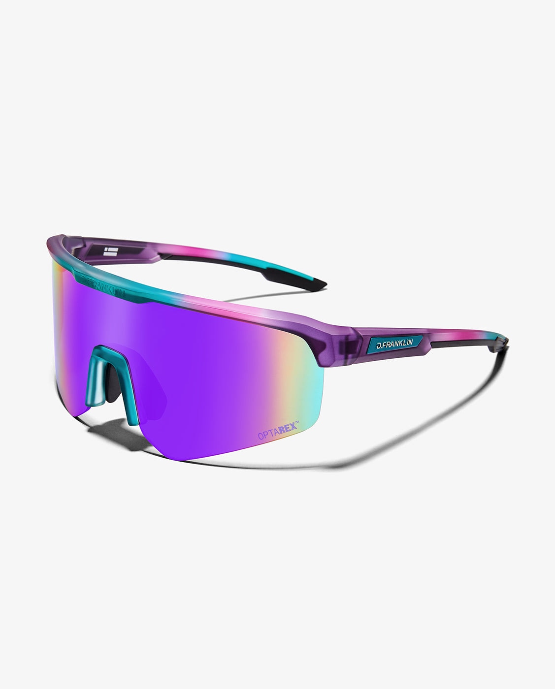 Gafas de sol unisex con forma envolvente hurricane fifty - D.Franklin - Violeta / marino Violeta / marino-2