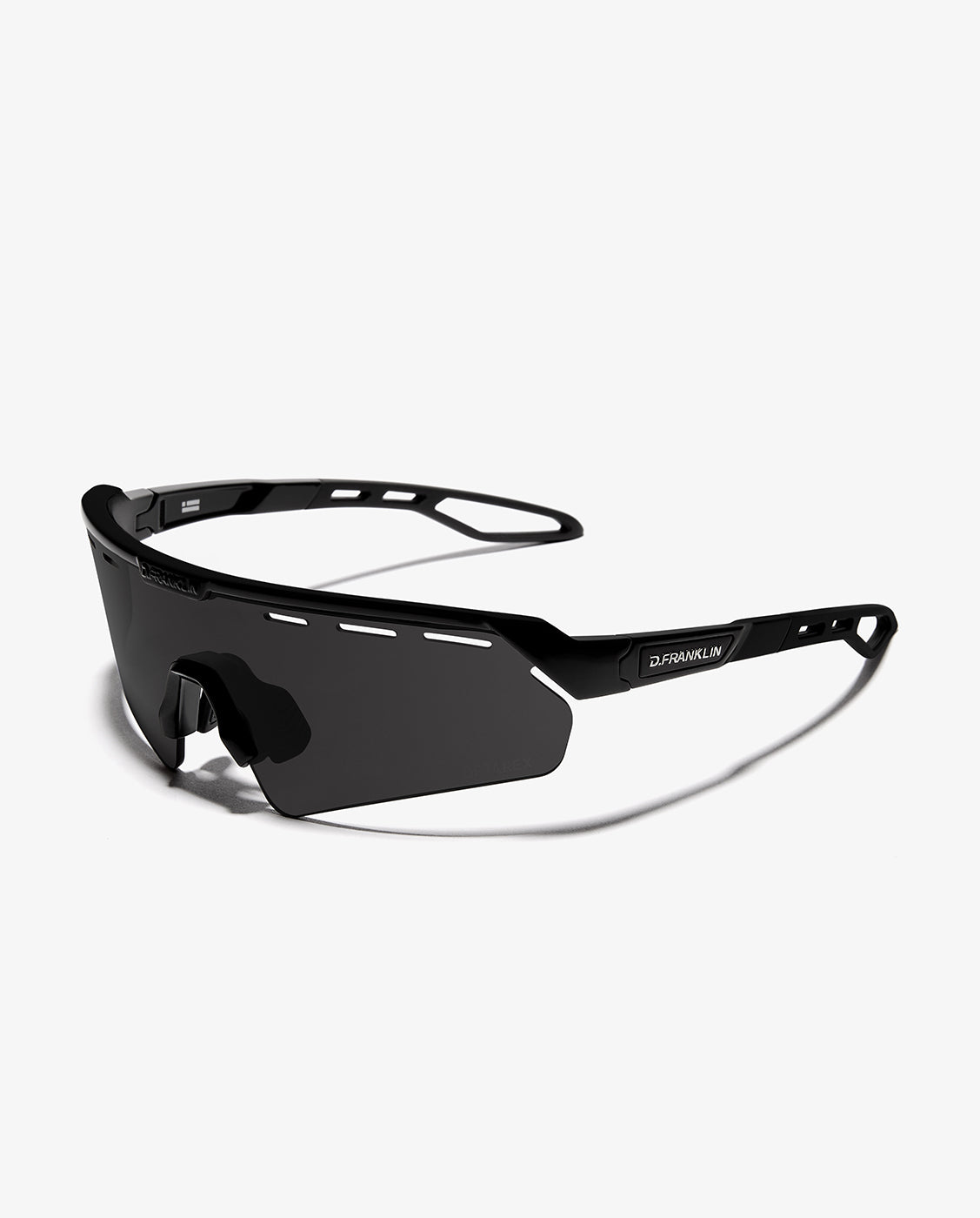 Gafas de sol unisex con forma envolvente thunder fifty low - D.Franklin - Negro Negro-3