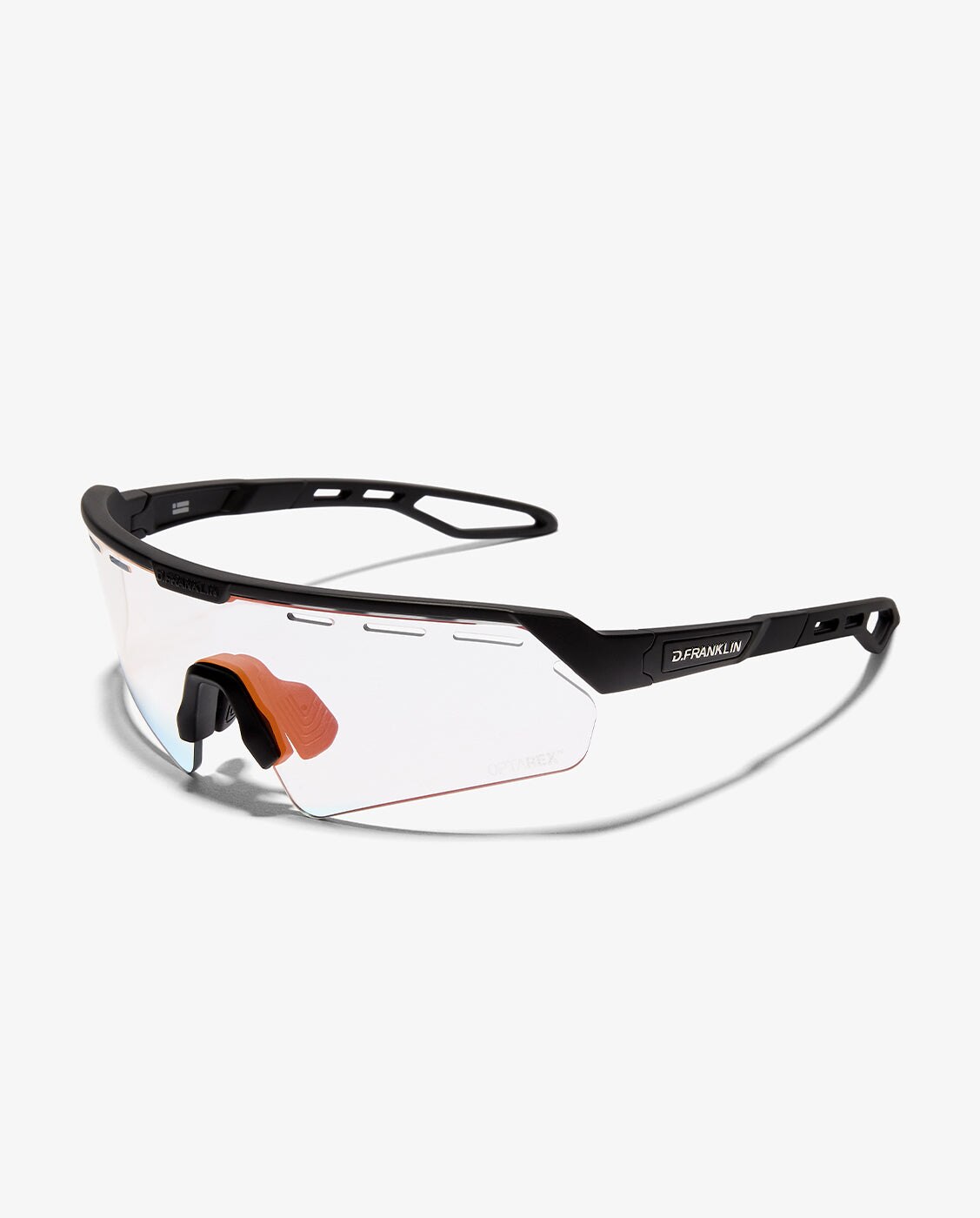Gafas de sol unisex con forma envolvente thunder fifty low - D.Franklin - Rojo Rojo-4