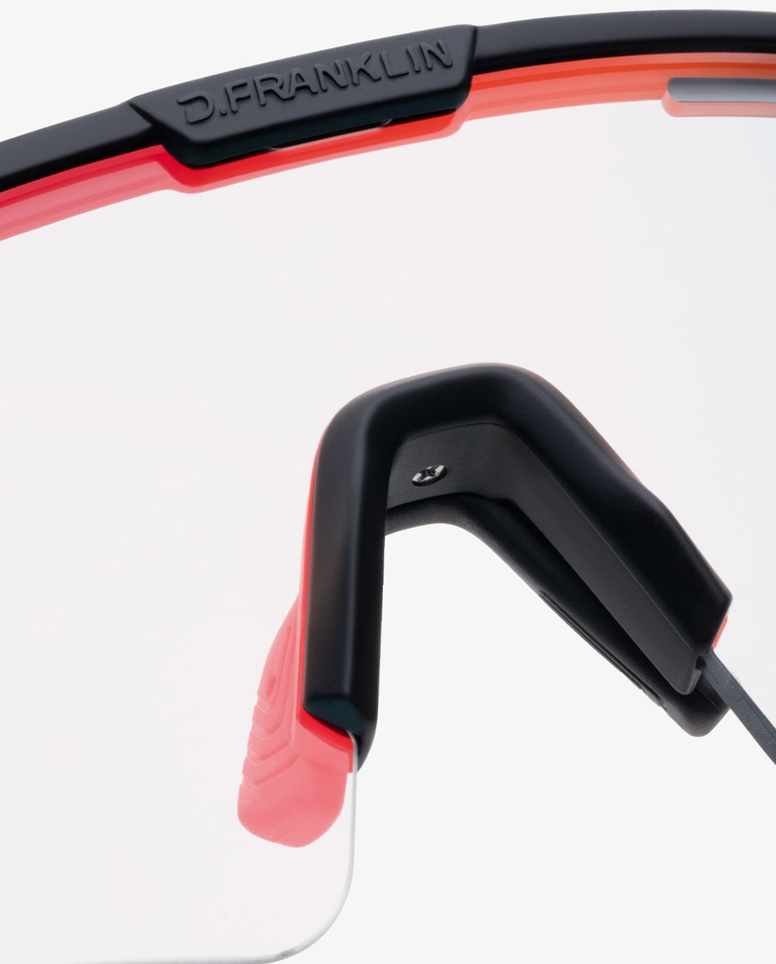 Gafas de sol unisex con forma envolvente thunder fifty low - D.Franklin - Rojo Rojo-7