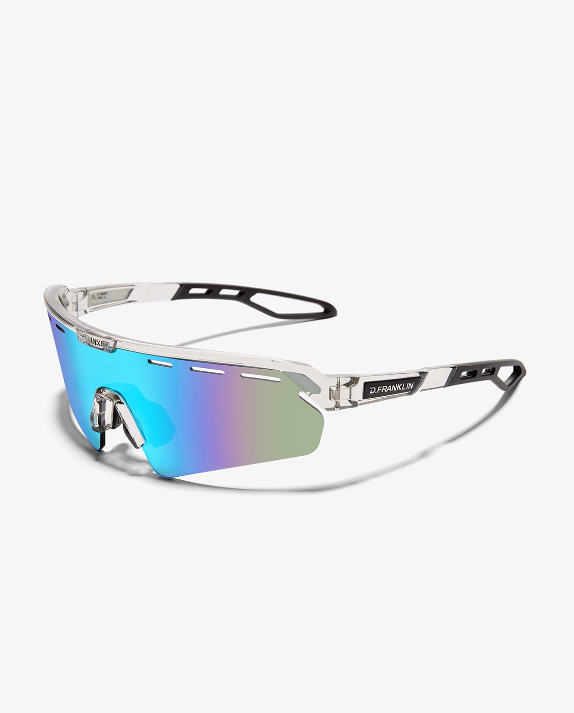 Gafas de sol unisex con forma envolvente thunder fifty low - D.Franklin - Azul Azul-3