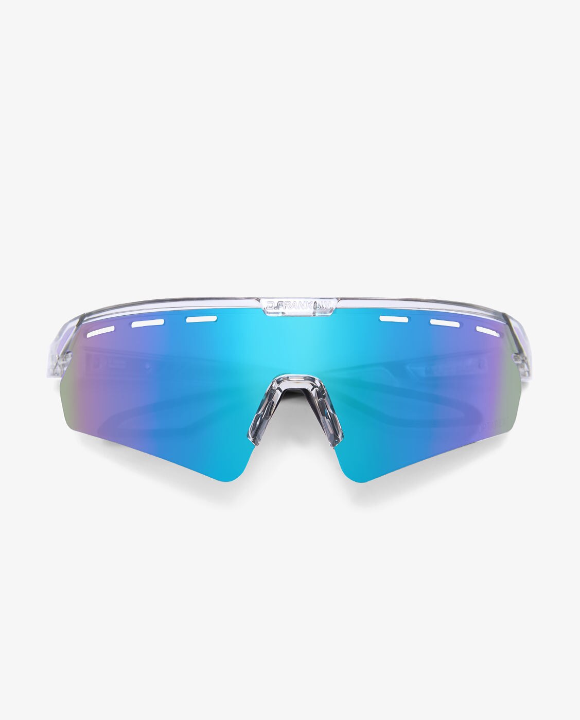 Gafas de sol unisex con forma envolvente thunder fifty low - D.Franklin - Azul Azul-5