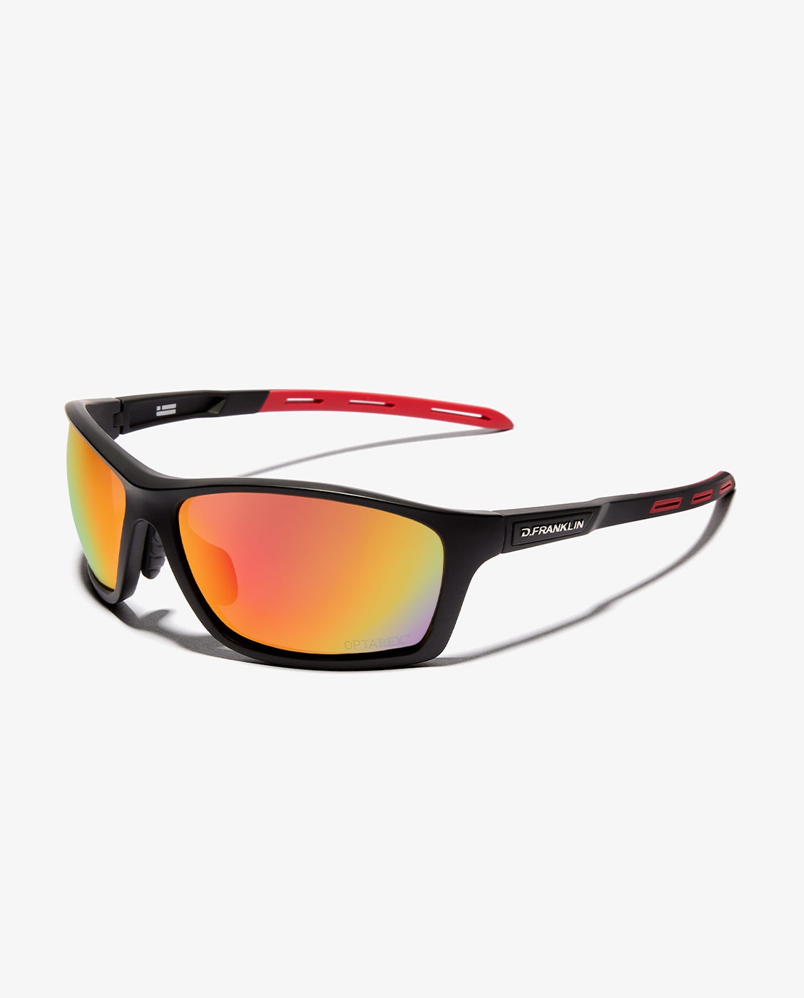 Gafas de sol unisex con forma envolvente volcano photochromic - D.Franklin - Rojo Rojo-3
