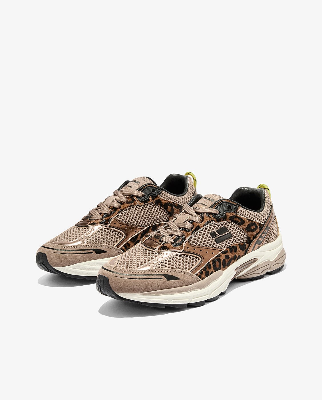 Zapatillas deportivas de mujer de piel 347 leo - D.Franklin - Marrón Marrón-3