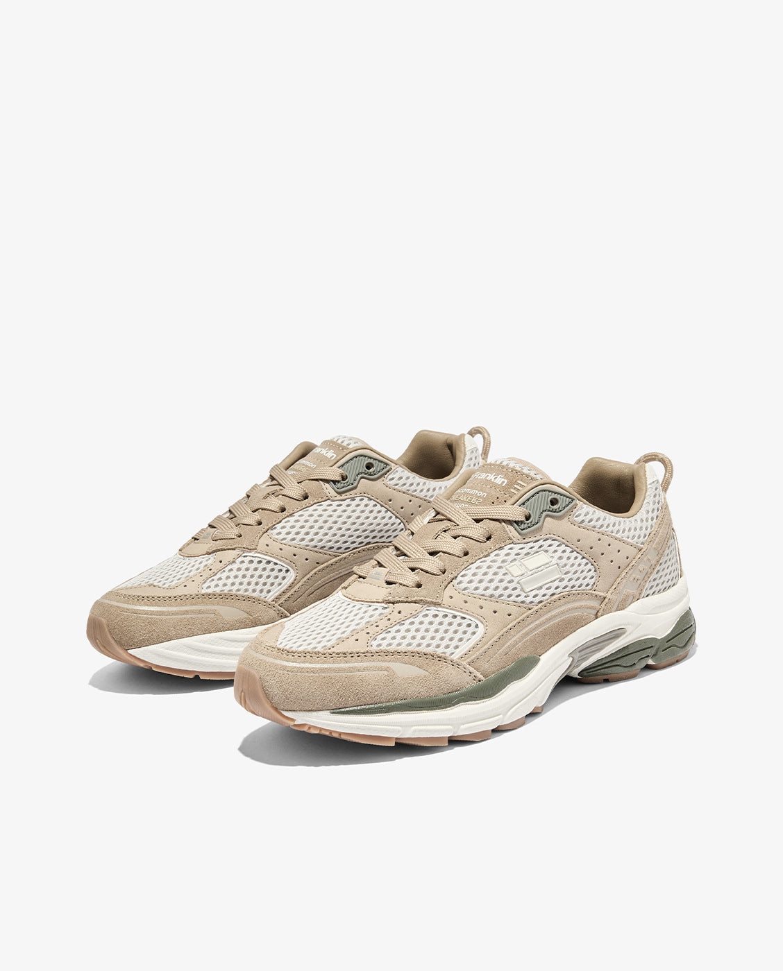 Zapatillas deportivas unisex de piel 347 suede - D.Franklin - Beige Beige-3