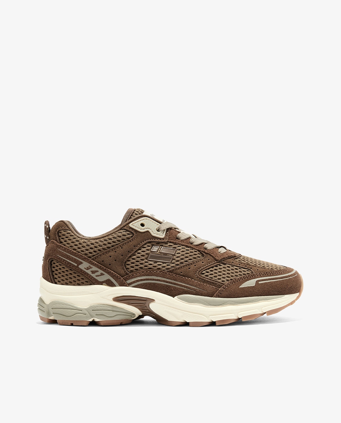 Zapatillas deportivas unisex de piel 347 suede - D.Franklin - Marrón Marrón-1