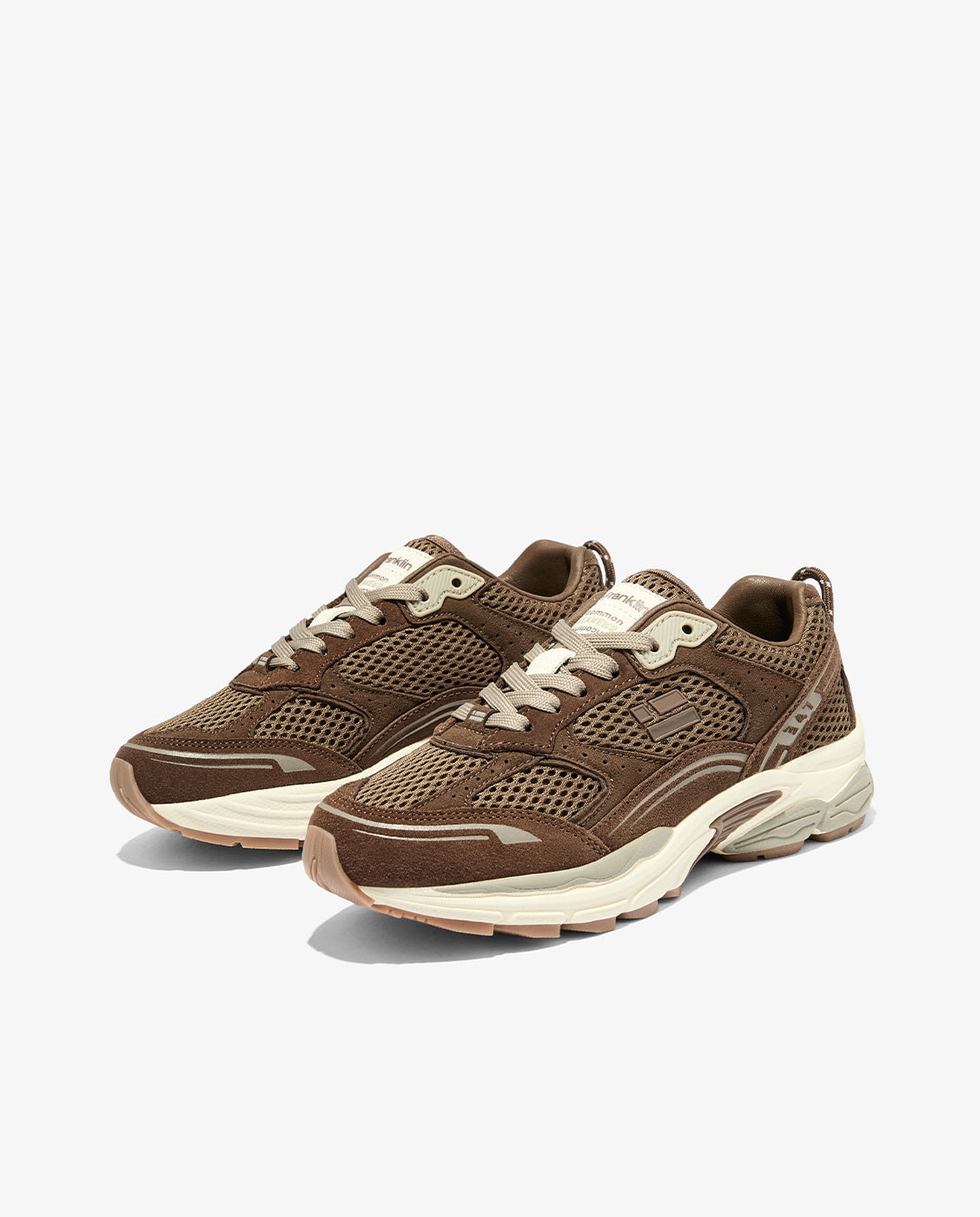 Zapatillas deportivas unisex de piel 347 suede - D.Franklin - Marrón Marrón-3