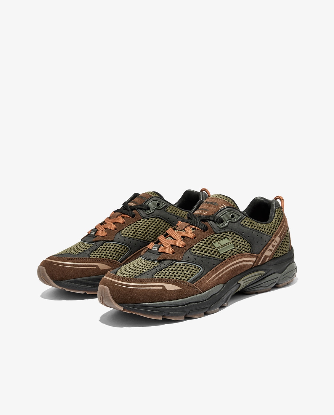 Imagen 3 de Zapatillas deportivas de hombre de piel 347 suede - D.Franklin - Kaki Kaki