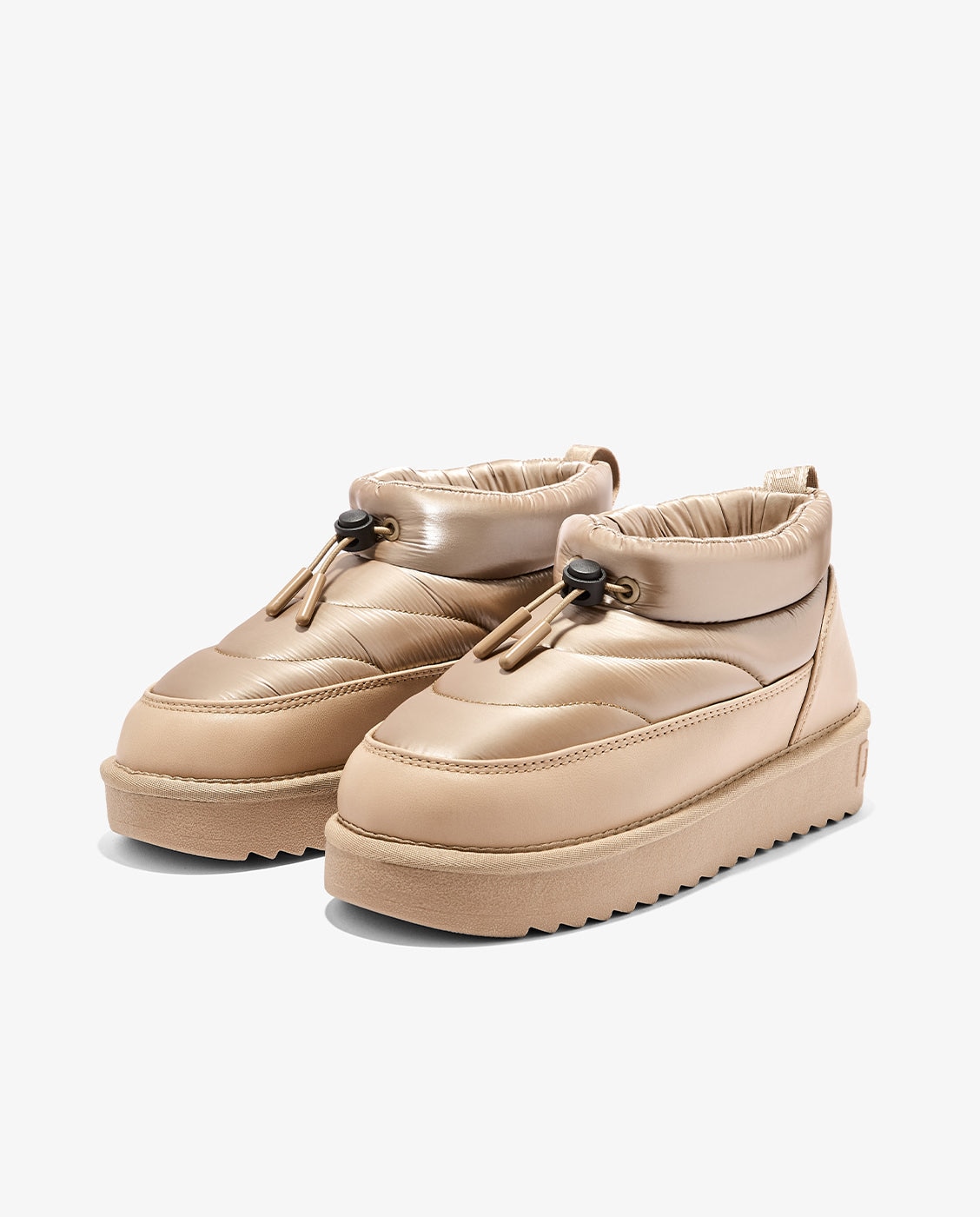 Botines de mujer acolchados con forro interior Nordic bomb - D.Franklin - Nude Nude-3