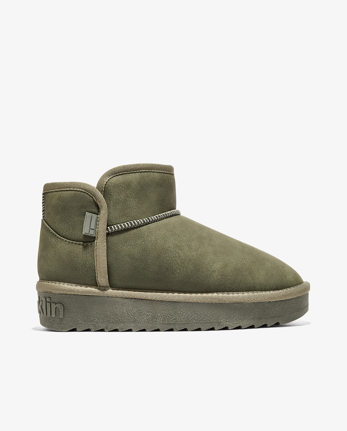 Botas de pelo de mujer estilo australianas con forro de pelo nordic low bella basic - D.Franklin - Kaki Kaki-1
