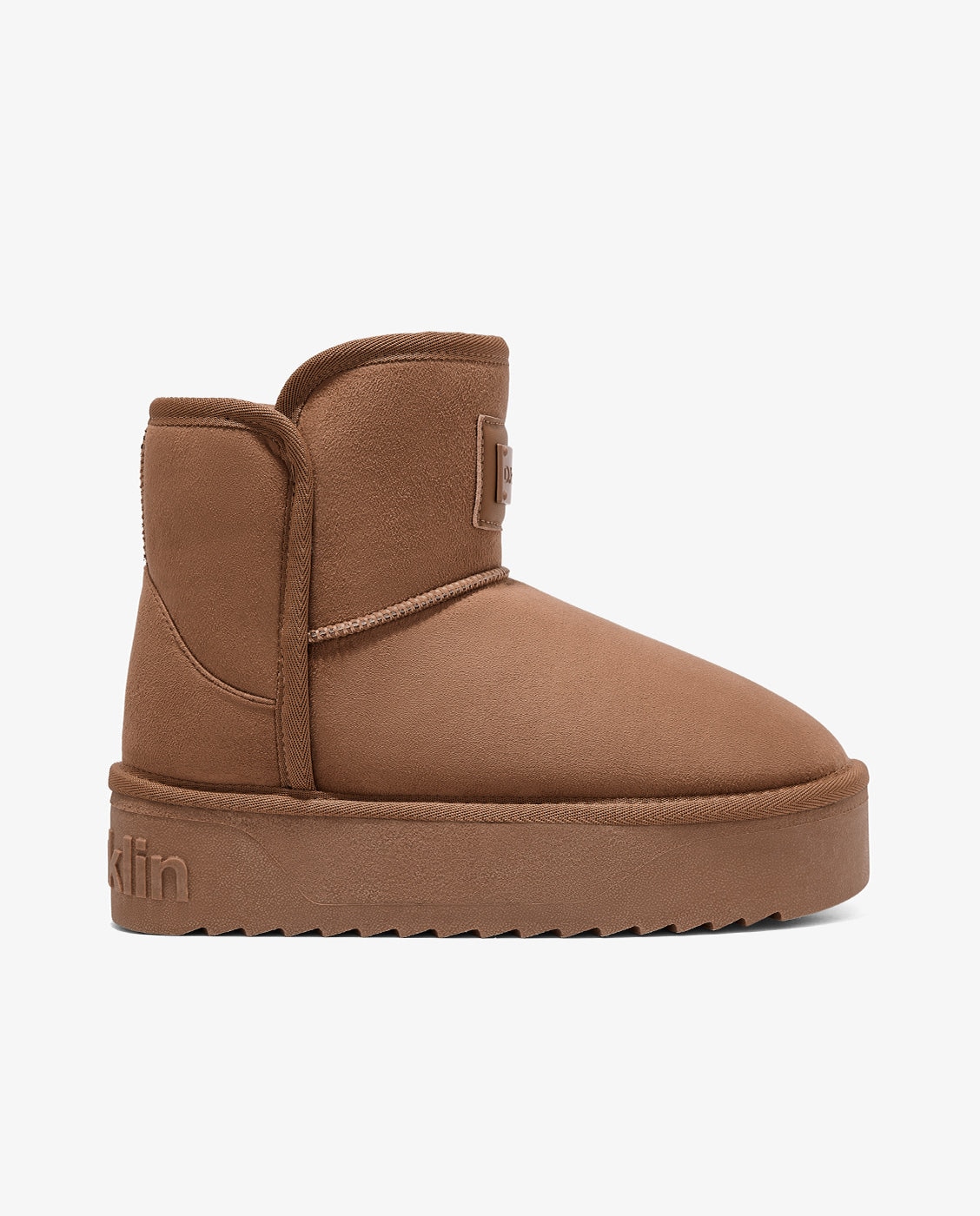 Imagen 0 de Botas de pelo de mujer estilo australianas de microfibra nordic v.2 basic low Marrón