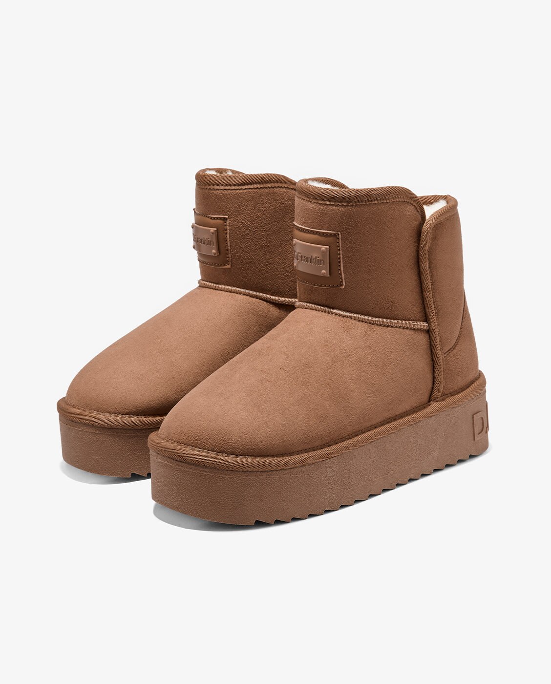 Imagen 5 de Botas de pelo de mujer estilo australianas de microfibra nordic v.2 basic low - D.Franklin - Marrón Marrón