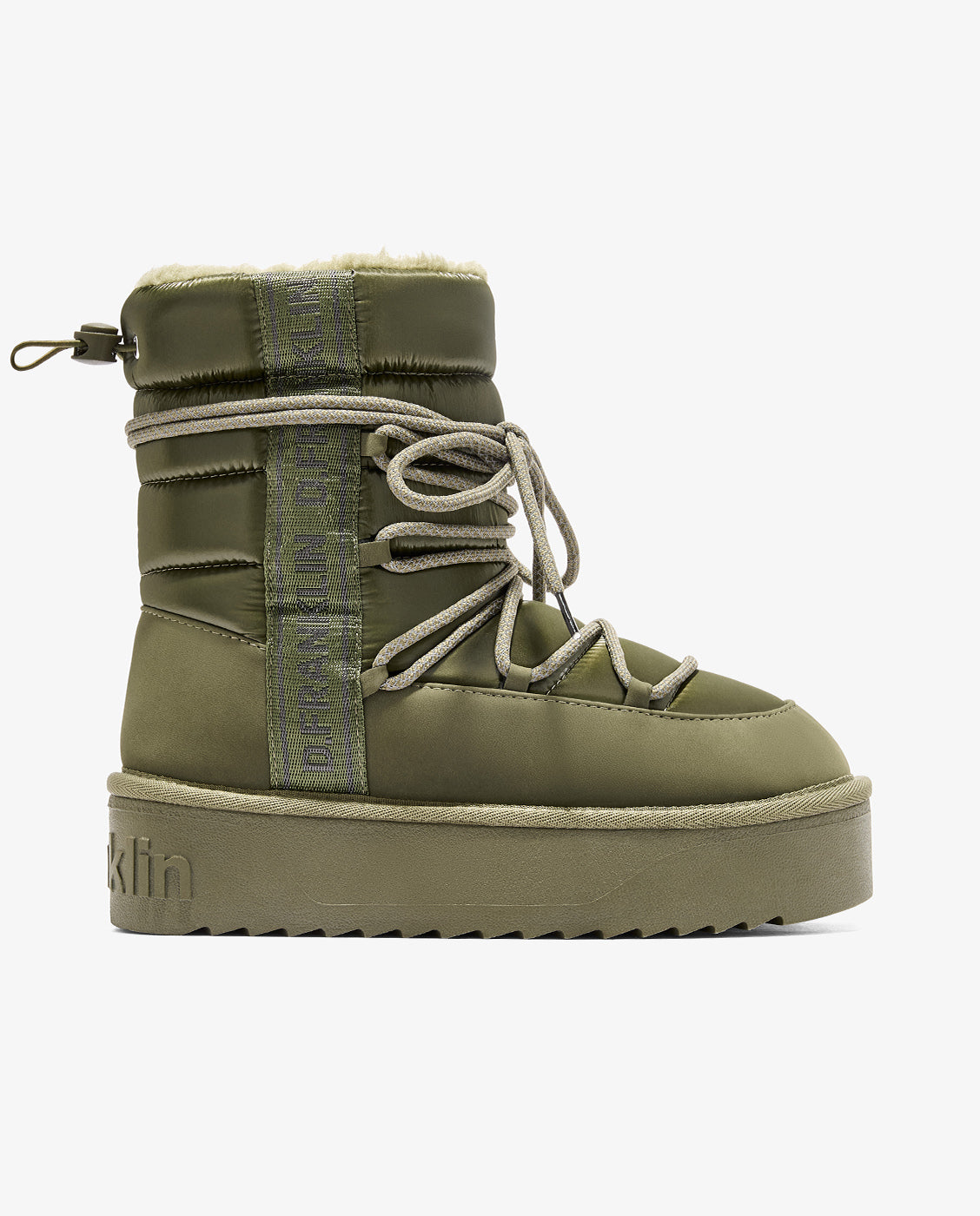 Botas de pelo de mujer estilo australianas de nylon nordic v.2 bomb - D.Franklin - Kaki Kaki-1