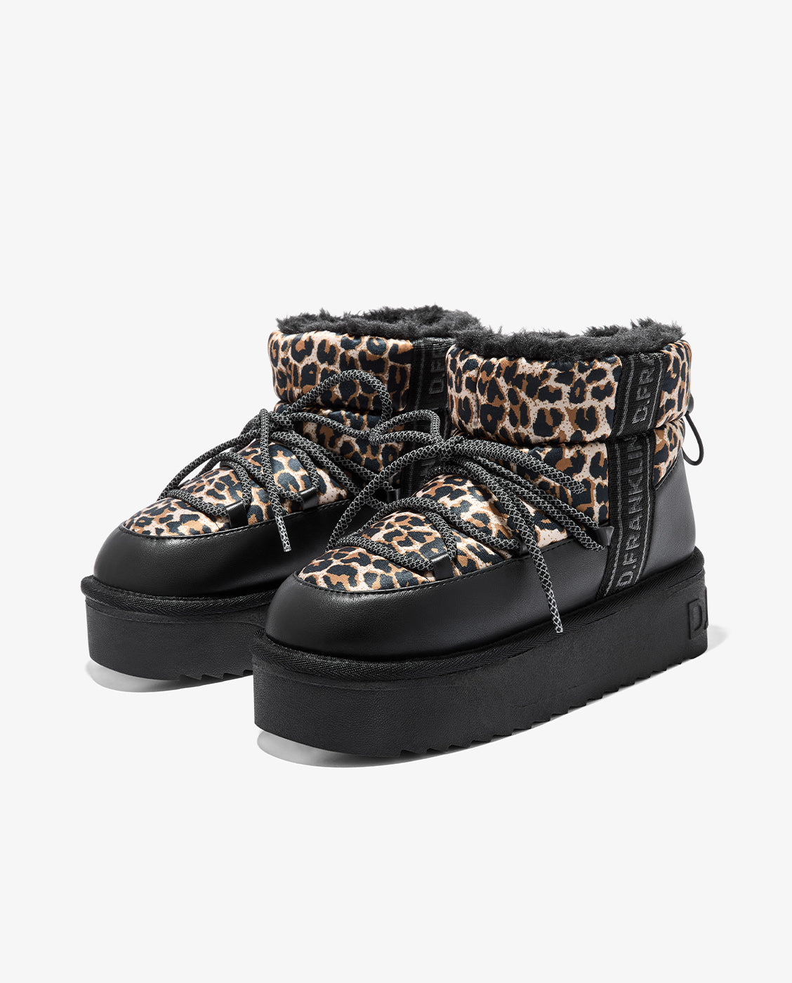 Botas de pelo de mujer estilo australianas de nylon nordic v.2 bomb low - D.Franklin - Marrón Marrón-4