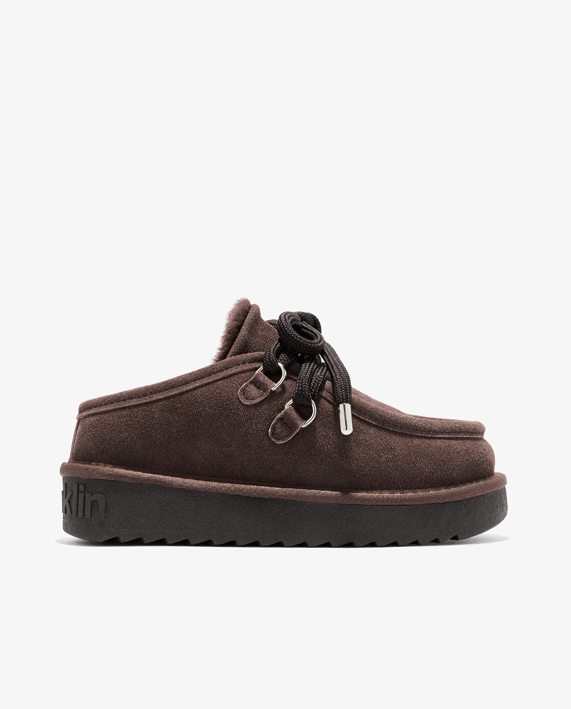 Imagen 1 de Botas de pelo de mujer estilo australianas con forro interior nordic clog Marrón